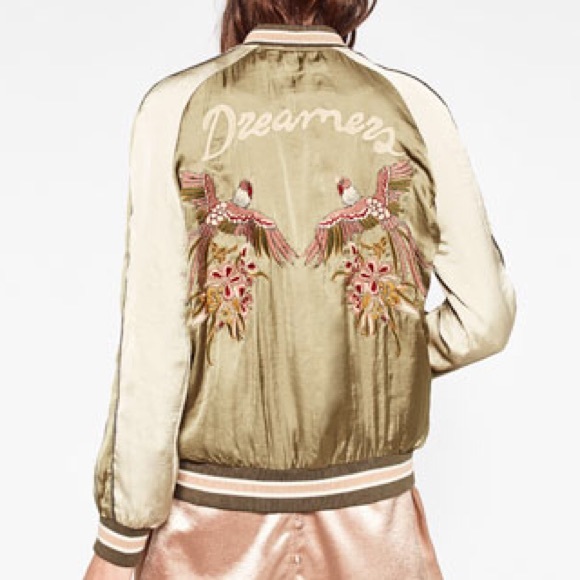 Jackets & Blazers - Beautiful satin bomber jacket Sukajan